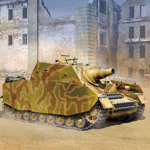 Academy 1/35 German Strumpanzer IV Brummbär Ver.Mid Plastic Model Kit