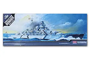 Academy 1/800 Battleship Bismarck (Static) Plastic Model Kit Academy