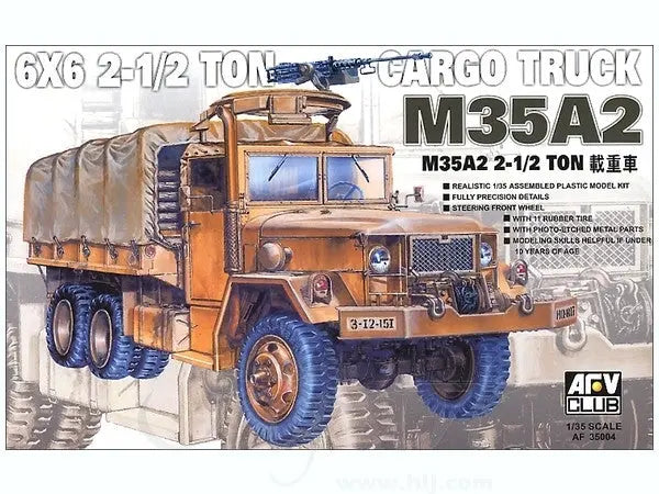 AFV Club 1/35 M35A2 2.5T Cargo Truck Plastic Model Kit AFV Club