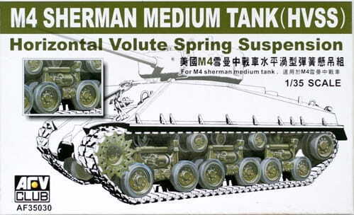 AFV Club 1/35 M4 Sherman HVSS Suspension Plastic Model Kit AFV Club