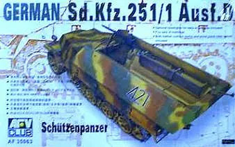 AFV Club 1/35 German Sd.Kfz. 25 Ausf.D Half-Track Plastic Model Kit AFV Club