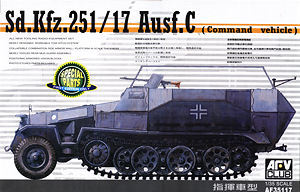 AFV Club 1/35 German Sd.Kfz.25 Ausf.C (Command Vehicle) Plastic Model Kit