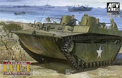 AFV Club 1/35 U.S. Water Buffalo LVT-4 (Late Type) Plastic Model Kit AFV Club