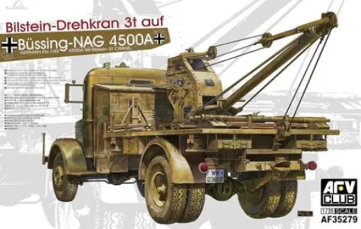 AFV Club 1/35 German Kfz.100 L4500A w/ Bilstein 3T Crane Plastic Model Kit AFV Club