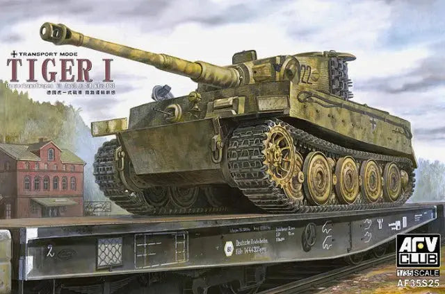 AFV Club 1/35 Tiger I (Transport Mode) Plastic Model Kit AFV Club