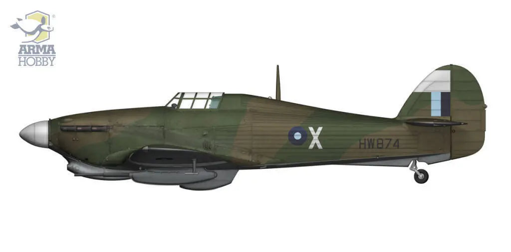 Arma Hobby 1:72 Hurricane Mk II D Plastic Model Kit Arma Hobby