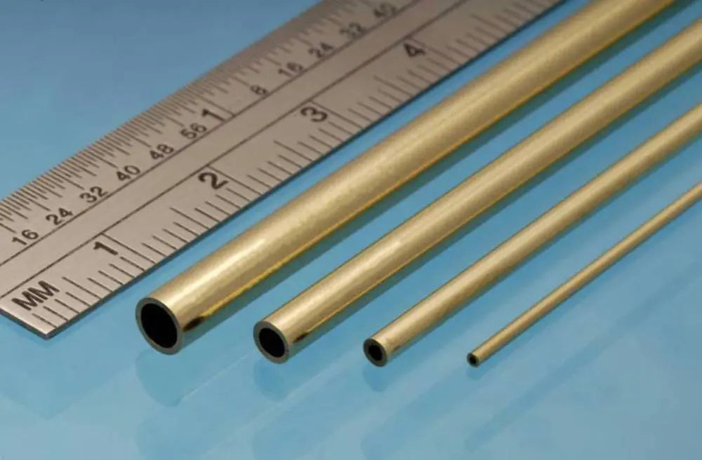Albion Brass Tube 10.0 x 305mm 0.45mm Wall (2 Pieces) Albion Alloys