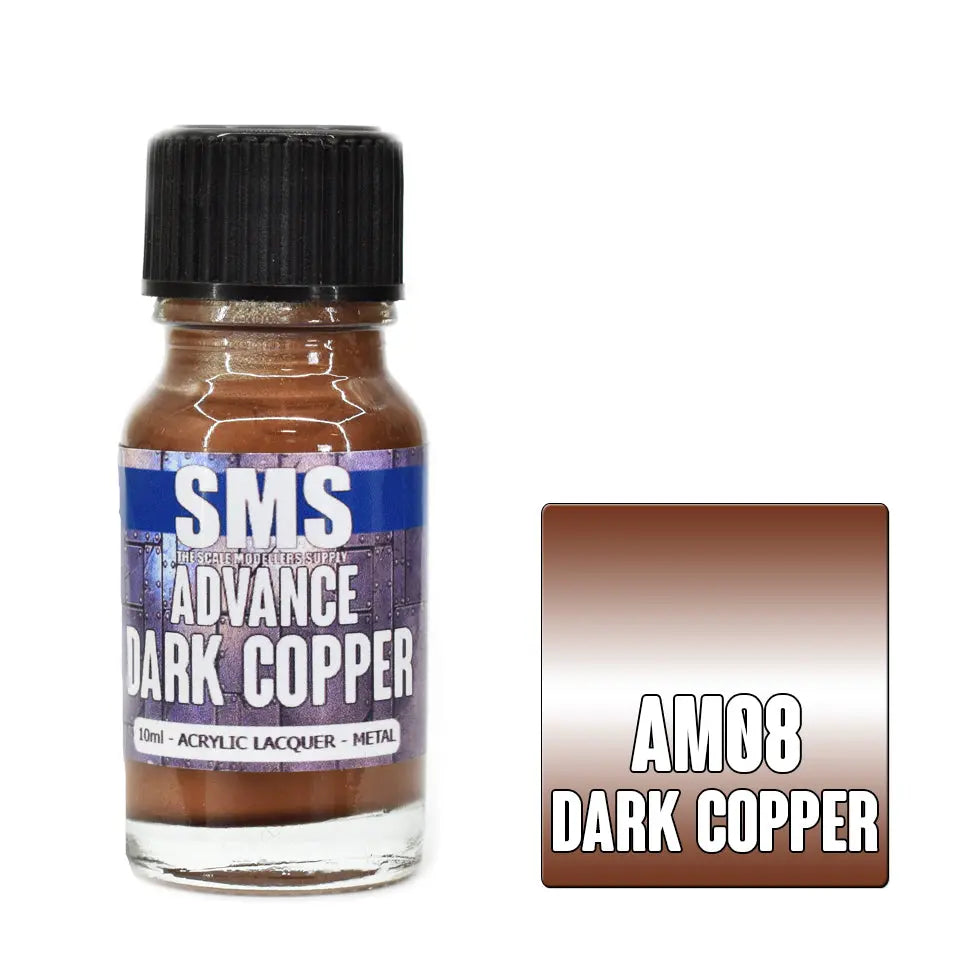 SMS Advance Dark Copper 10ml Acrylic Lacquer The Scale Modellers Supply