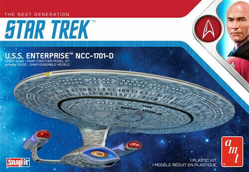 AMT 1/2500  Star Trek U.S.S. Enterprise-D (Snap) Plastic Model Kit
