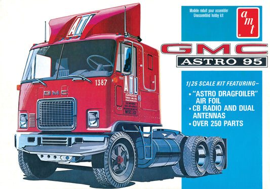 AMT 1/25 GMC Astro 95 Semi Tractor Plastic Model Kit
