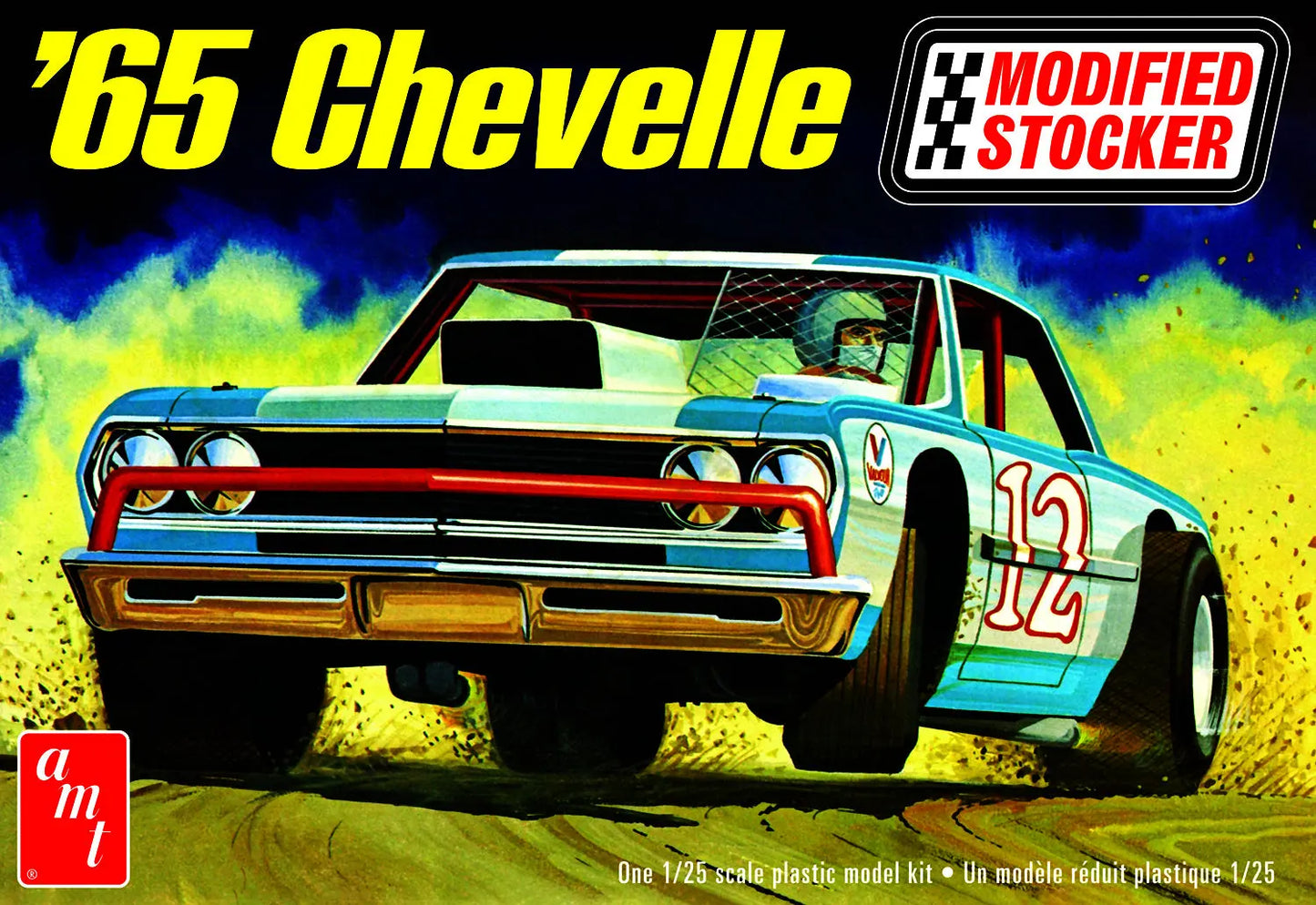 AMT 1/25 1965 Chevelle Modified Stocker Plastic Model Kit AMT