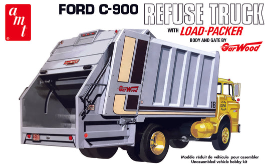 AMT 1:25 Ford C-900 Garwood Load Packer Garbage Truck