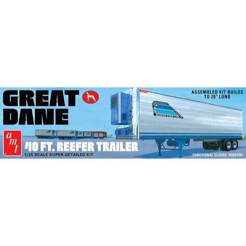 AMT 1/25 Great Dane 40' Reefer Trailer Plastic Model Kit