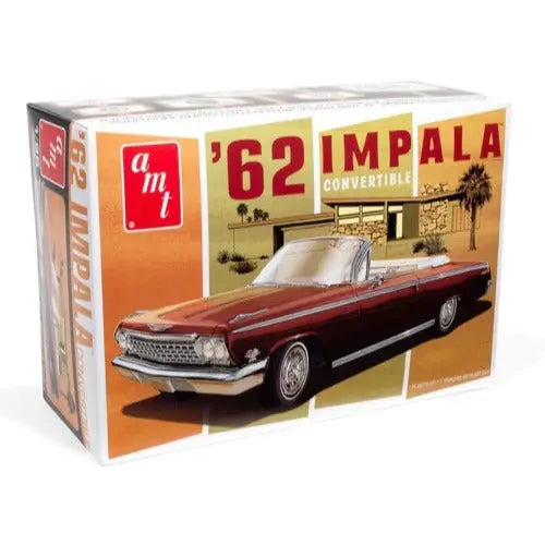 AMT 1/25 1962 Chevy Impala Convertible Plastic Model Kit AMT