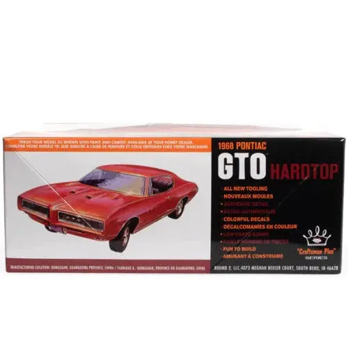AMT 1/25 1968 Pontiac GTO Hardtop Craftsman Plus Plastic Model Kit AMT