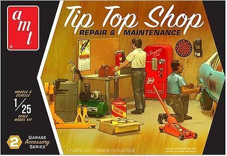AMT 1/25 Garage Accessory Set #2 Tip Top Shop
