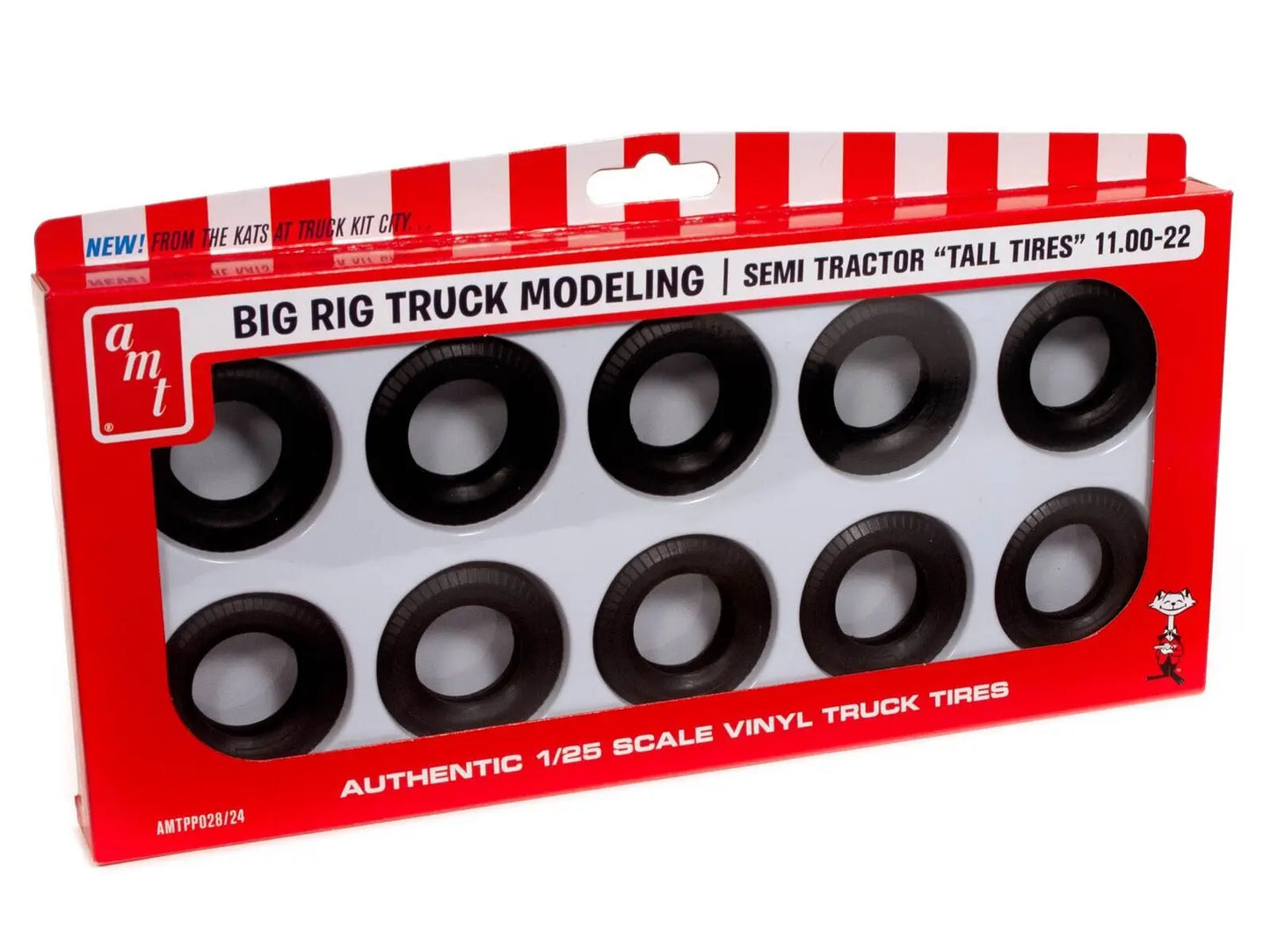 AMT 1/25 Semi Truck Tall Tires Pack AMT