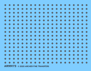 Archer 1:48 Corner Rivet Segments Archer Fine Transfers