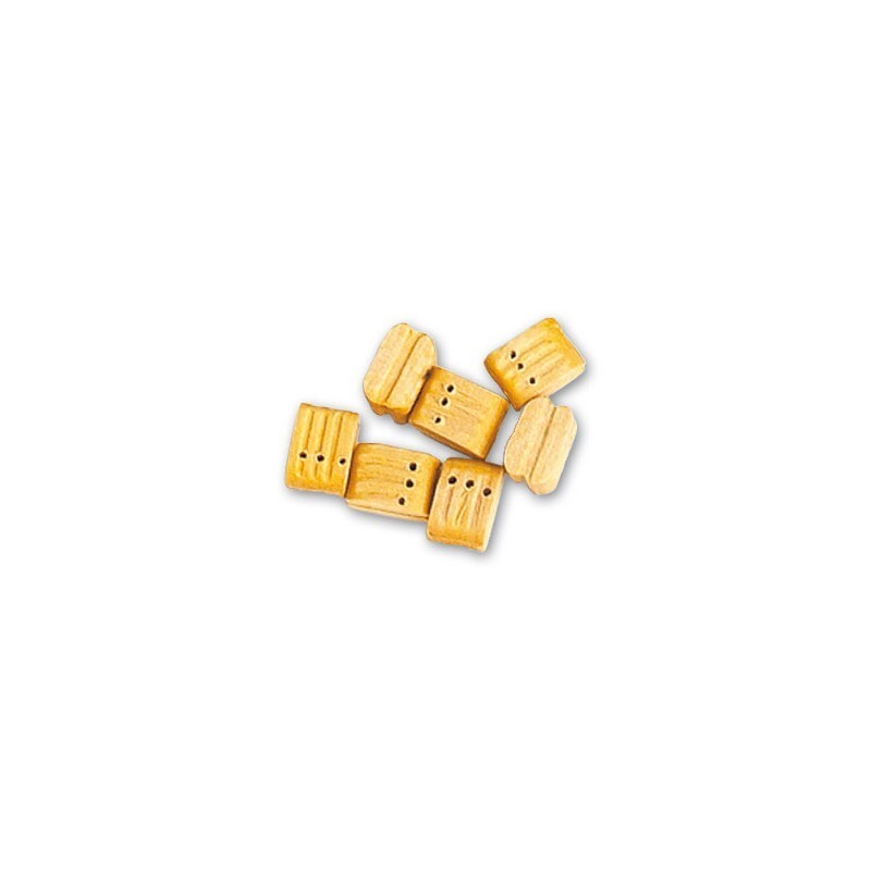 Artesania Block Triple 7.0mm (10) Wooden Ship Accessory