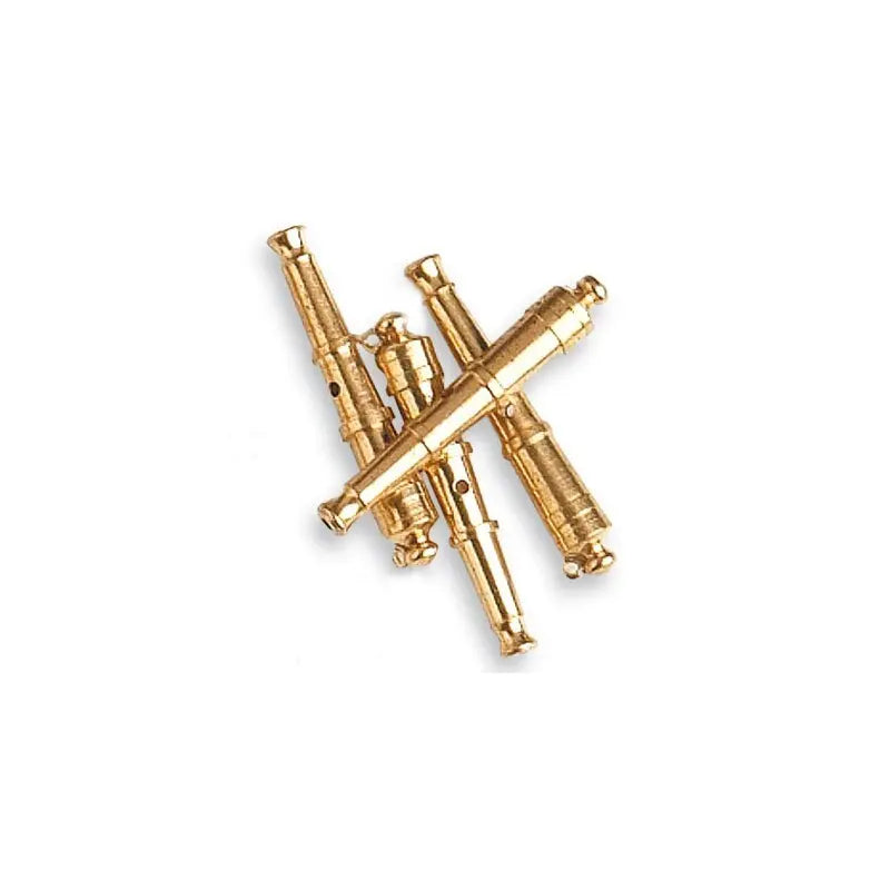 Artesania Cannon 30mm Brass (4) Wooden Ship Accessory Artesania Latina