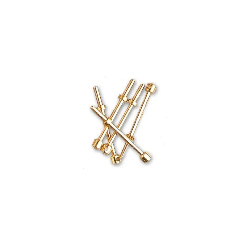 Artesania Stanchions 1 Hole 3.0 x 24.0mm (5) Wooden Ship Accessory Artesania Latina