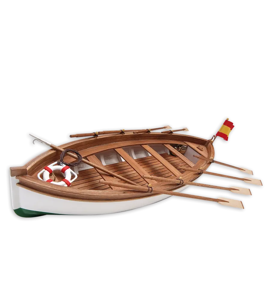 Artesania 1/35 Juan Sebastian Elcano Life Boat Wooden Ship Model Artesania Latina
