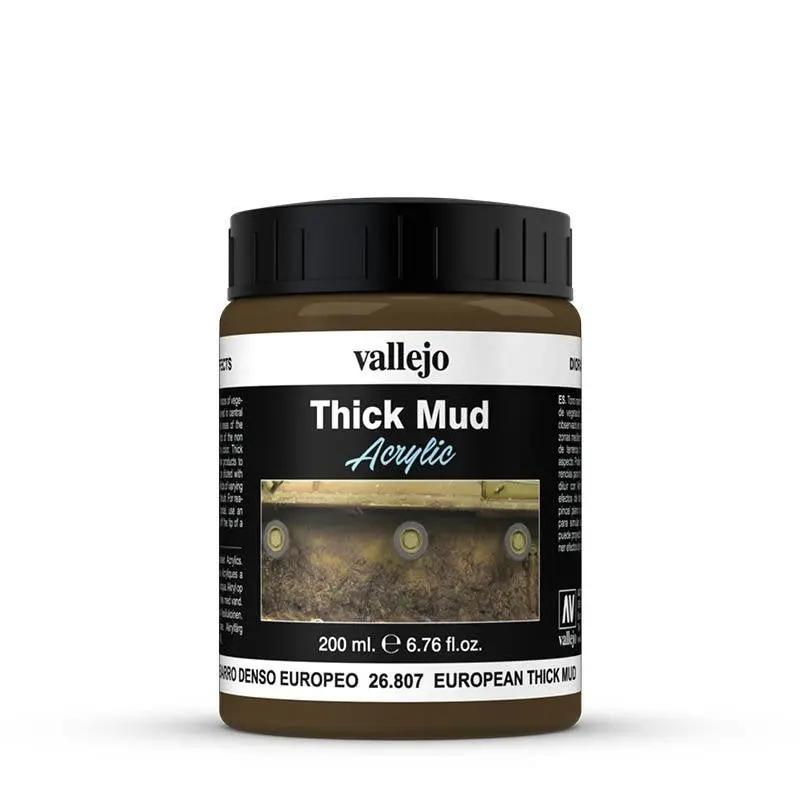 Vallejo Diorama Effects European Thick Mud 200ml Vallejo