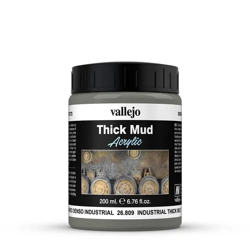 Vallejo Diorama Effects Industrial Thick Mud 200ml Vallejo