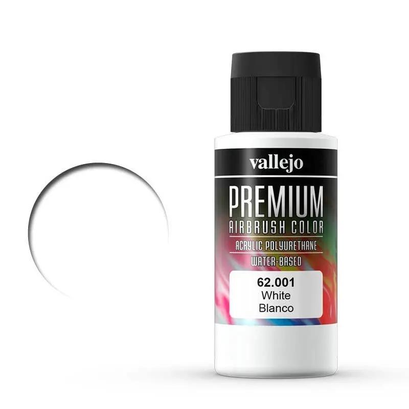 Vallejo Premium Colour White 60 ml Acrylic Airbrush Paint Vallejo