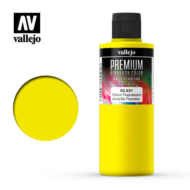 Vallejo Premium Color Yellow Fluo 200 ml. Vallejo