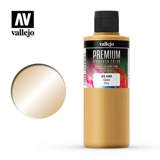 Vallejo Premium Color Gold 200 ml. Vallejo