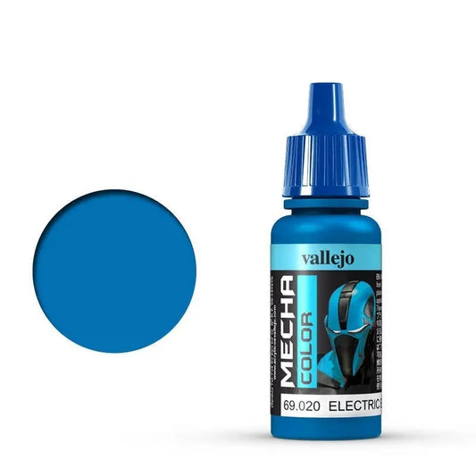 Vallejo Mecha Colour Electric Blue 17ml Acrylic Airbrush Paint Vallejo