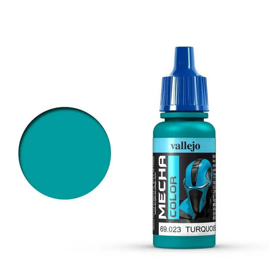 Vallejo Mecha Colour Turquoise 17ml Acrylic Airbrush Paint Vallejo