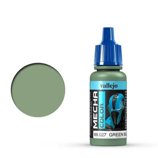 Vallejo Mecha Colour Green Blue 17ml Acrylic Airbrush Paint Vallejo