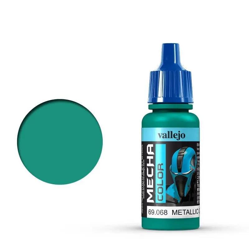 Vallejo Mecha Colour Metallic Green 17ml Acrylic Airbrush Paint Vallejo