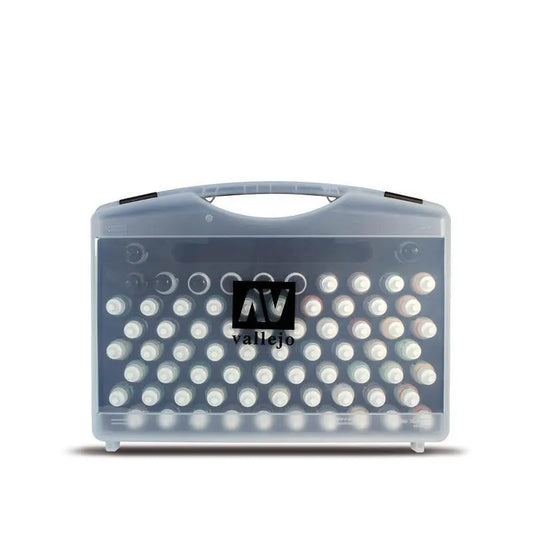 Vallejo Mecha Colour Case 80 Colour Acrylic Paint Set Vallejo