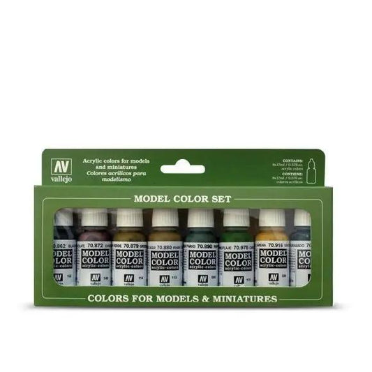 Vallejo Model Colour Panzer Colours 8 Colour Acrylic Paint Set Vallejo