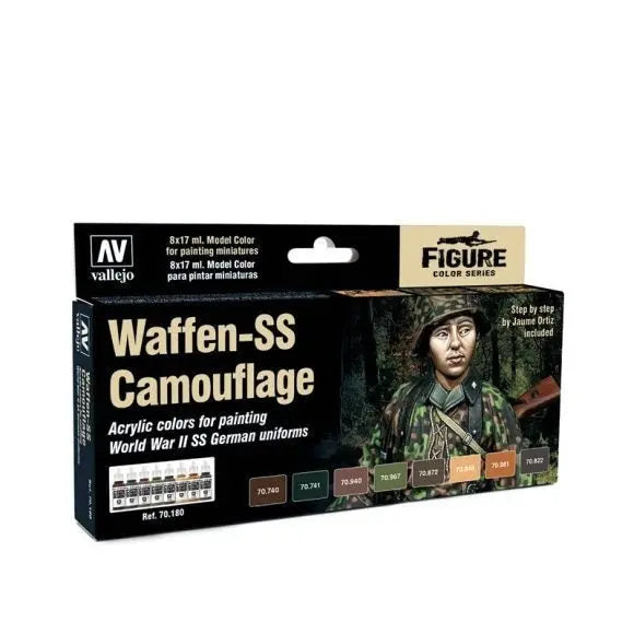 Vallejo Model Colour Waffen-SS Camouflage Acrylic Paint Set Vallejo