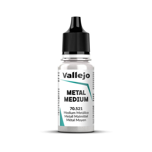 Vallejo Metal Medium 18ml Acrylic Paint Vallejo