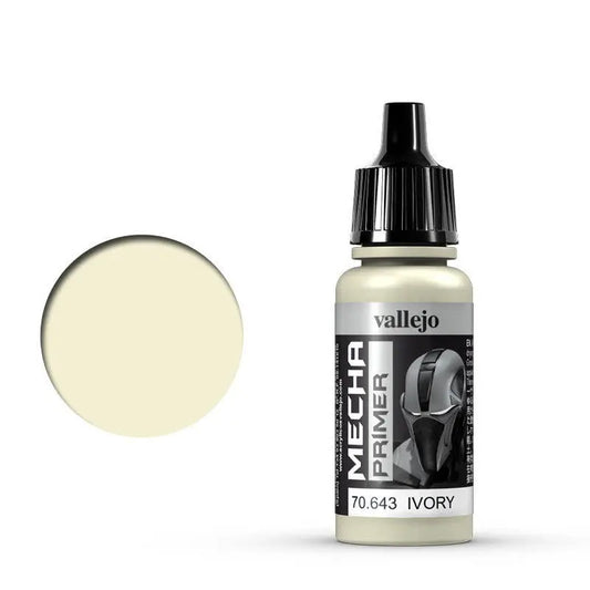 Vallejo Mecha Colour Ivory Primer 17ml Vallejo