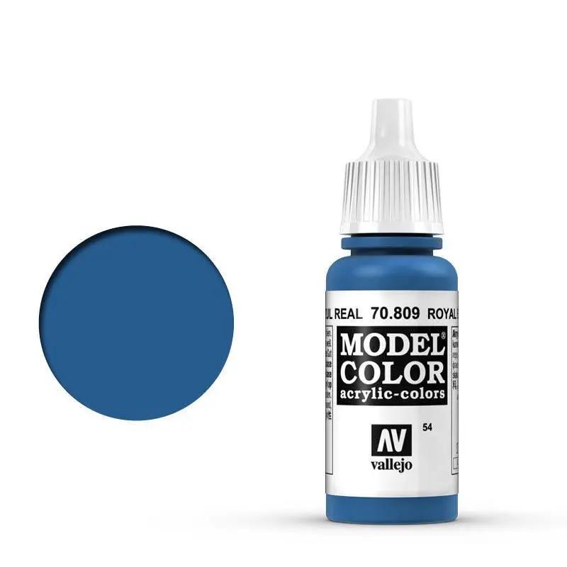 Vallejo Model Colour #054 Royal Blue 17 ml Acrylic Paint Vallejo