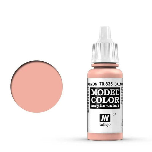Vallejo Model Colour #037 Salmon Rose 17 ml Acrylic Paint Vallejo