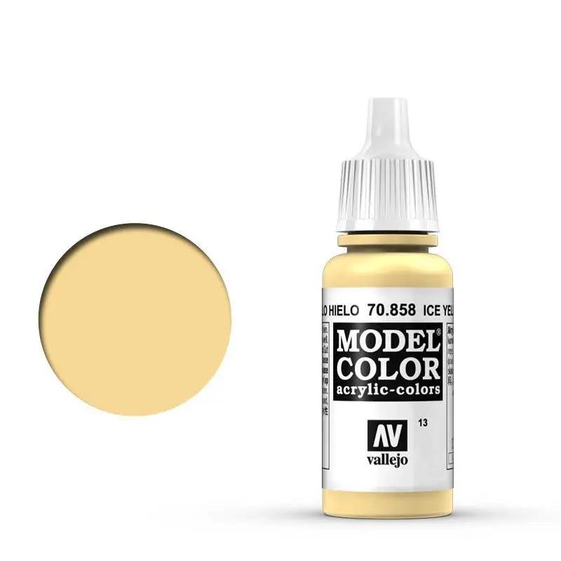 Vallejo Model Colour #013 Ice Yellow 17 ml Acrylic Paint Vallejo