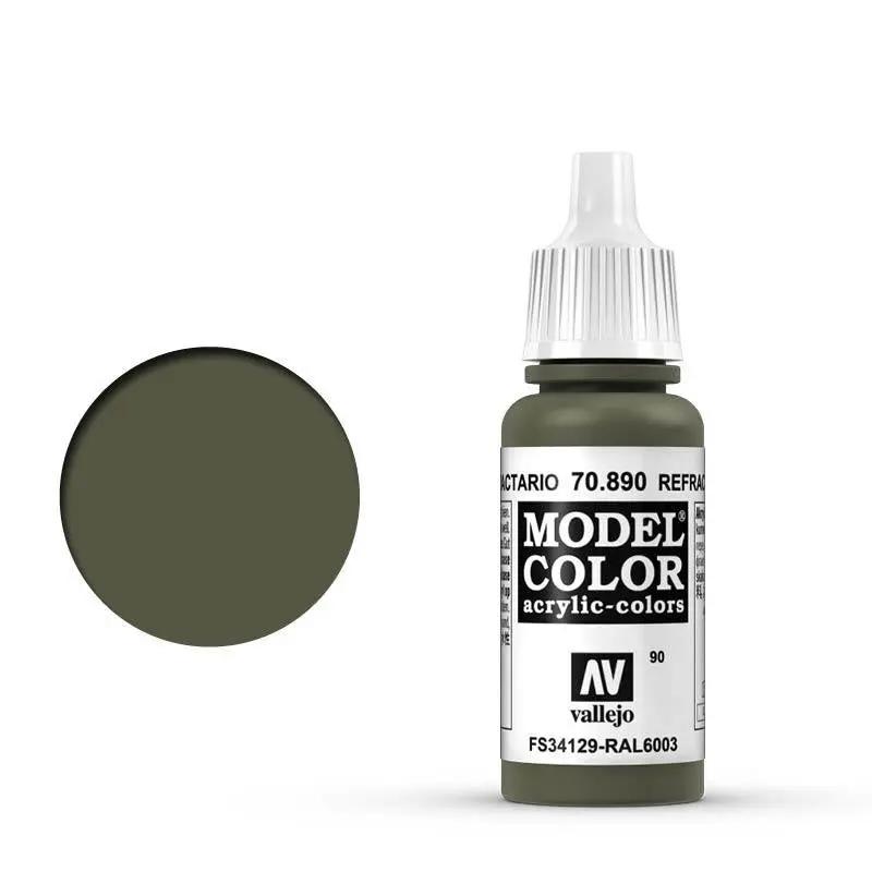 Vallejo Model Colour #090 Retractive Green 17 ml Acrylic Paint Vallejo