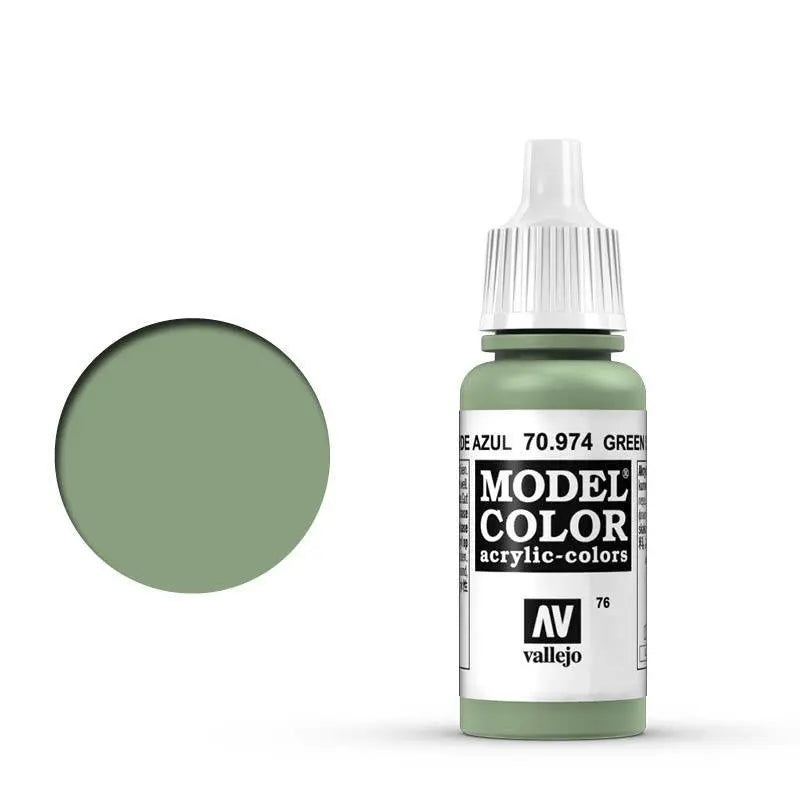 Vallejo Model Colour #076 Green Sky 17 ml Acrylic Paint Vallejo