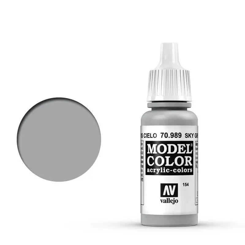 Vallejo Model Colour #154 Sky Grey 17 ml Acrylic Paint Vallejo