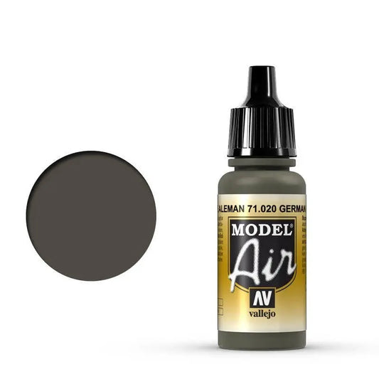 Vallejo Model Air German Green 17 ml Acrylic Airbrush Paint Vallejo
