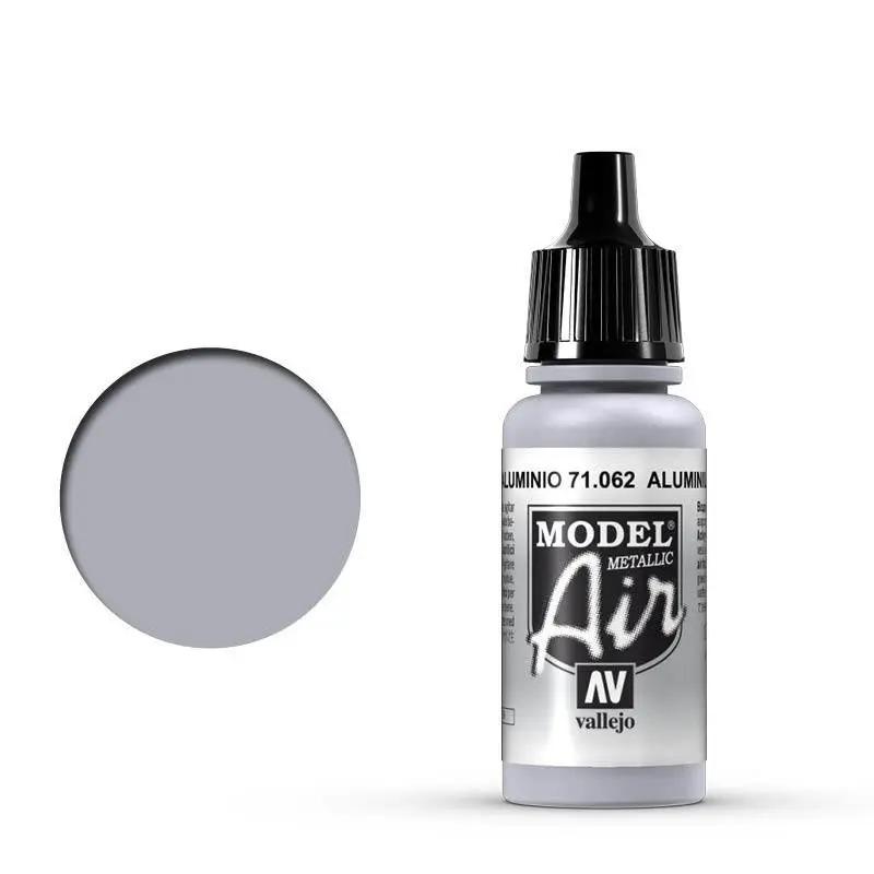 Vallejo Model Air Aluminium 17 ml Acrylic Airbrush Paint Vallejo