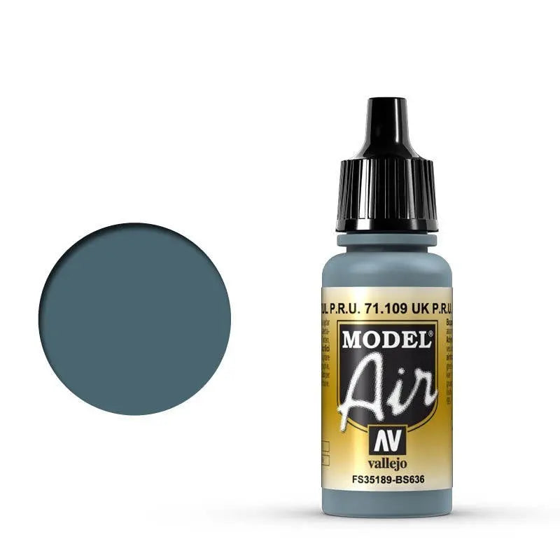 Vallejo Model Air UK PRU Blue 17 ml Acrylic Airbrush Paint Vallejo