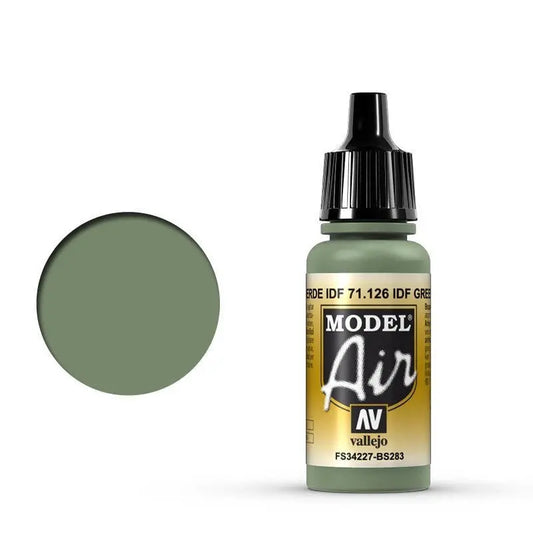 Vallejo Model Air IDF Green 17 ml Acrylic Airbrush Paint Vallejo